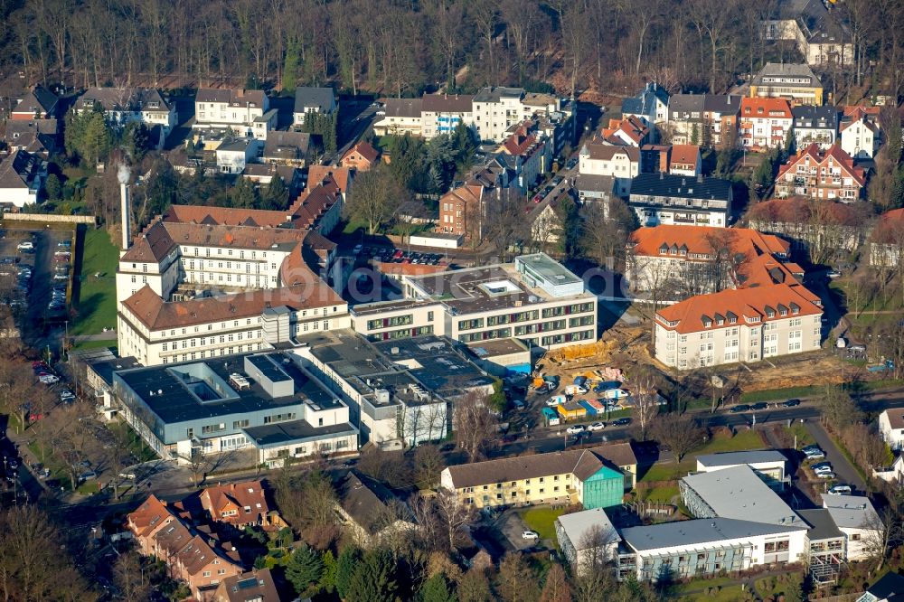 Luftbild Hamm - Klinikgelände des Krankenhauses Sankt Marien-Hospital in Hamm im Bundesland Nordrhein-Westfalen