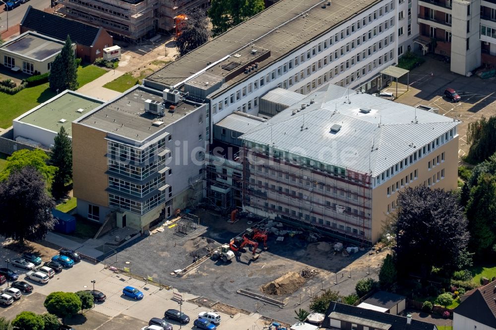 Haltern am See von oben - Klinikgelände des Krankenhauses St. Sixtus- Hospital Haltern in Haltern am See im Bundesland Nordrhein-Westfalen