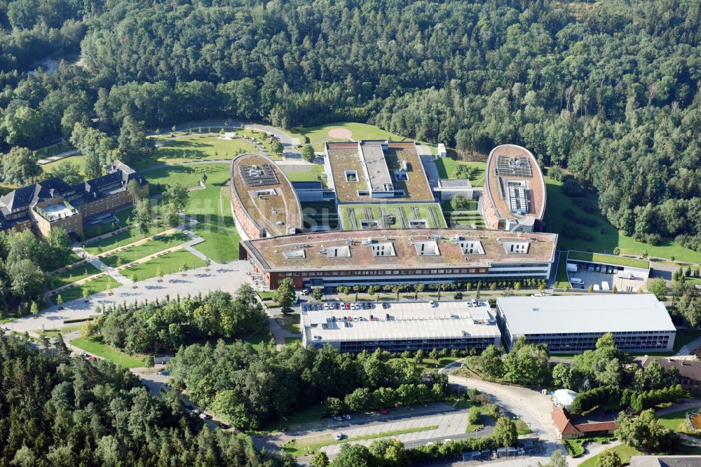 Luftbild Gera - Klinikgelände des Krankenhauses SRH Wald-Klinikum Gera in Gera im Bundesland Thüringen, Deutschland