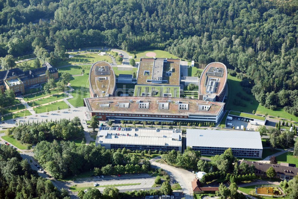 Luftaufnahme Gera - Klinikgelände des Krankenhauses SRH Wald-Klinikum Gera in Gera im Bundesland Thüringen, Deutschland