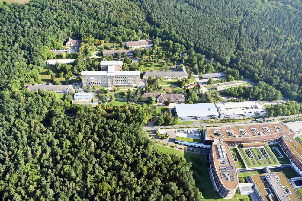 Luftbild Gera - Klinikgelände des Krankenhauses SRH Wald-Klinikum Gera in Gera im Bundesland Thüringen, Deutschland