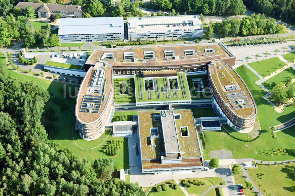 Gera aus der Vogelperspektive: Klinikgelände des Krankenhauses SRH Wald-Klinikum Gera in Gera im Bundesland Thüringen, Deutschland