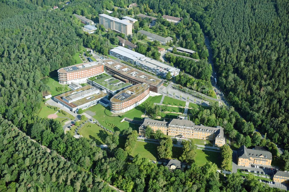 Luftbild Gera - Klinikgelände des Krankenhauses SRH Wald-Klinikum Gera in Gera im Bundesland Thüringen, Deutschland