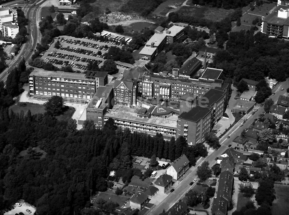 Moers aus der Vogelperspektive: Klinikgelände des Krankenhauses Stiftung Krankenhaus Bethanien Moers in Moers im Bundesland Nordrhein-Westfalen, Deutschland