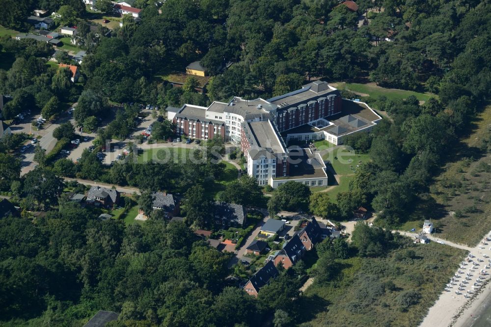 Ostseebad Boltenhagen von oben - Klinikgelände des Krankenhauses Strandklinik Boltenhagen in Ostseebad Boltenhagen im Bundesland Mecklenburg-Vorpommern