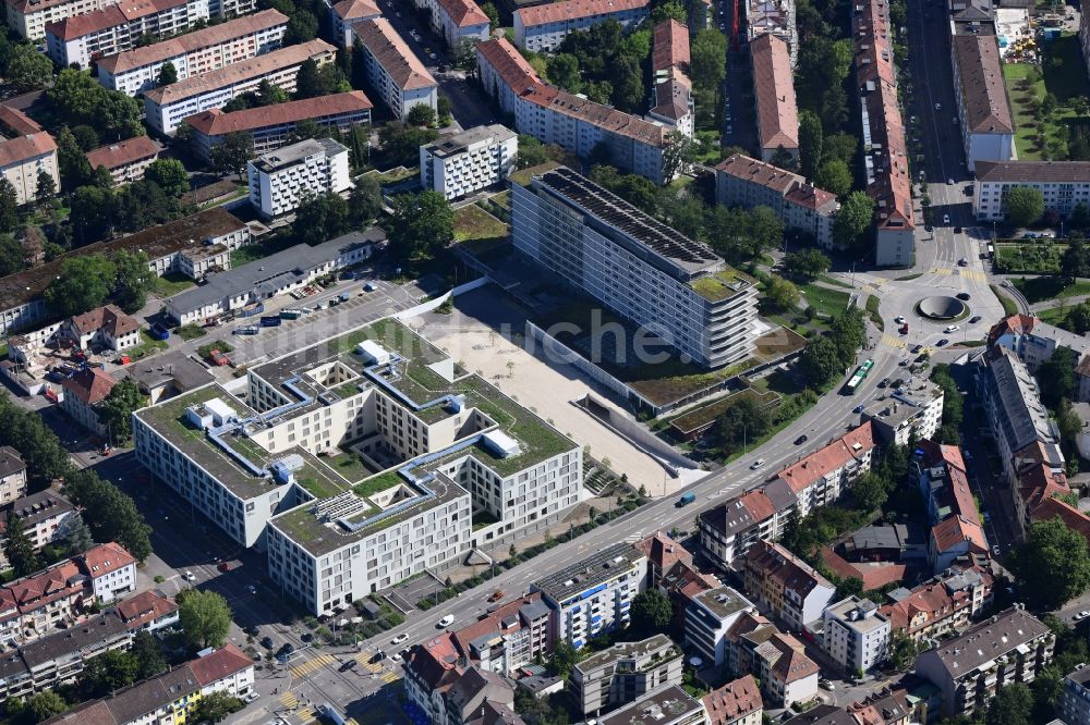 Luftbild Basel - Klinikgelände des Krankenhauses Universitäre Altersmadizin Felix Platter in Basel, Schweiz