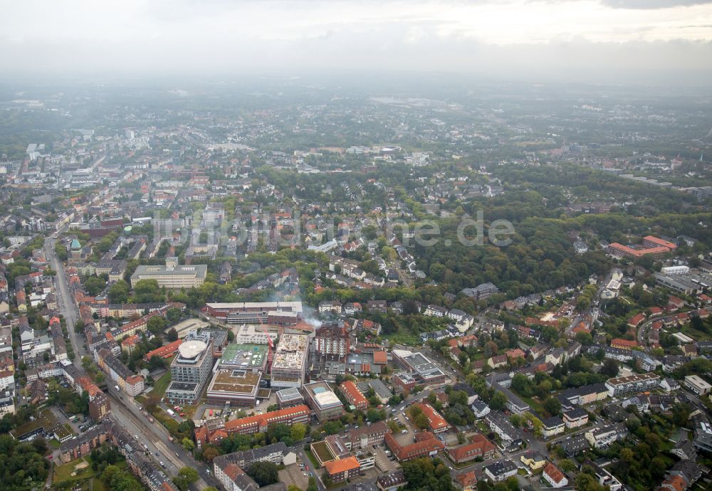 Luftbild Bochum - Klinikgelände des Krankenhauses BG Universitätsklinikum Bergmannsheil in Bochum im Bundesland Nordrhein-Westfalen, Deutschland