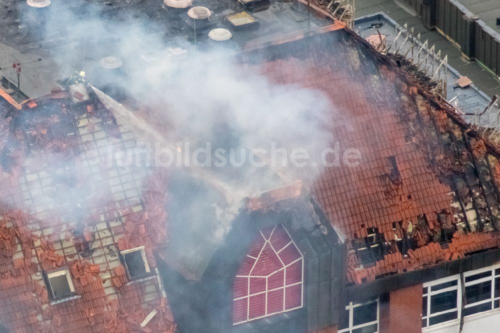 Luftaufnahme Bochum - Klinikgelände des Krankenhauses BG Universitätsklinikum Bergmannsheil in Bochum im Bundesland Nordrhein-Westfalen, Deutschland