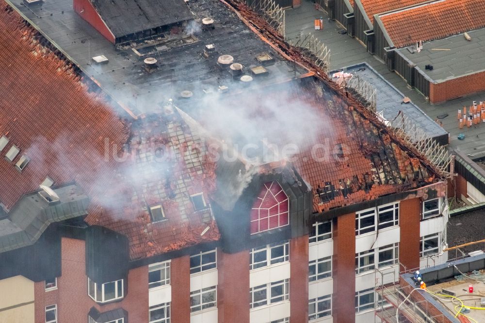 Bochum von oben - Klinikgelände des Krankenhauses BG Universitätsklinikum Bergmannsheil in Bochum im Bundesland Nordrhein-Westfalen, Deutschland