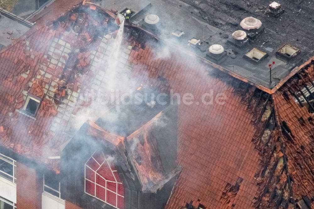 Bochum aus der Vogelperspektive: Klinikgelände des Krankenhauses BG Universitätsklinikum Bergmannsheil in Bochum im Bundesland Nordrhein-Westfalen, Deutschland