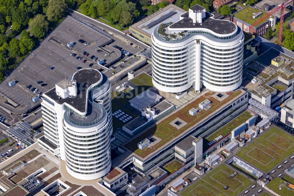 Luftbild Münster - Klinikgelände des Krankenhauses Universitätsklinikum in Münster im Bundesland Nordrhein-Westfalen, Deutschland