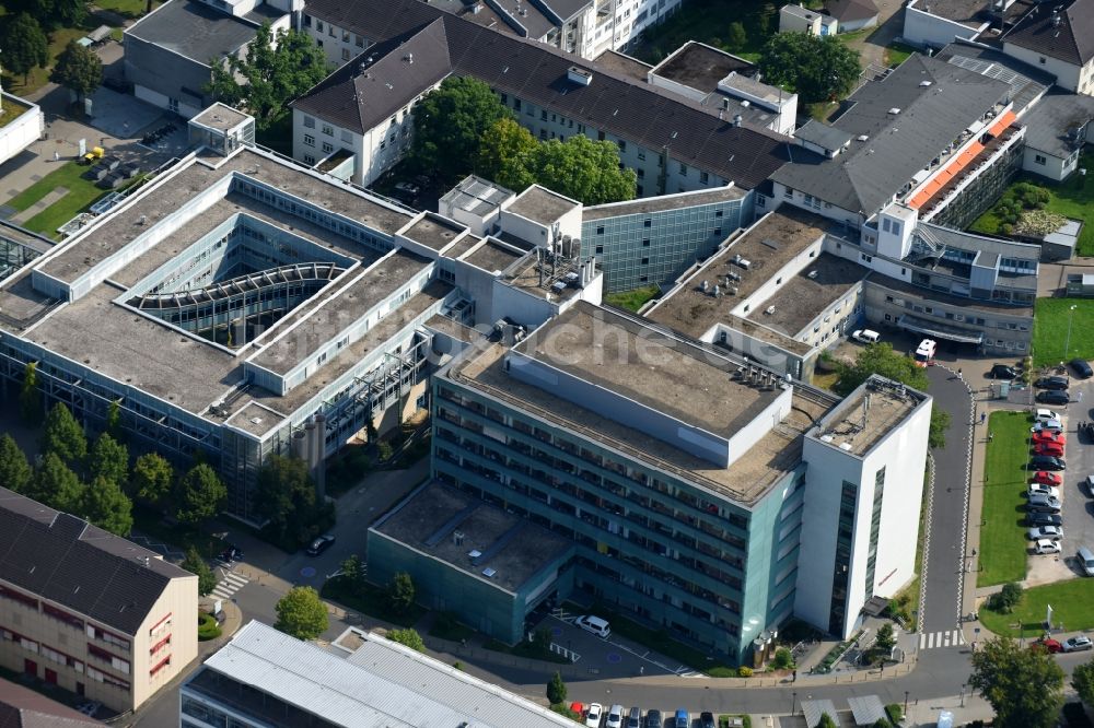 Luftaufnahme Bonn - Klinikgelände des Krankenhauses Universitätsklinikum - UKB in Bonn im Bundesland Nordrhein-Westfalen, Deutschland