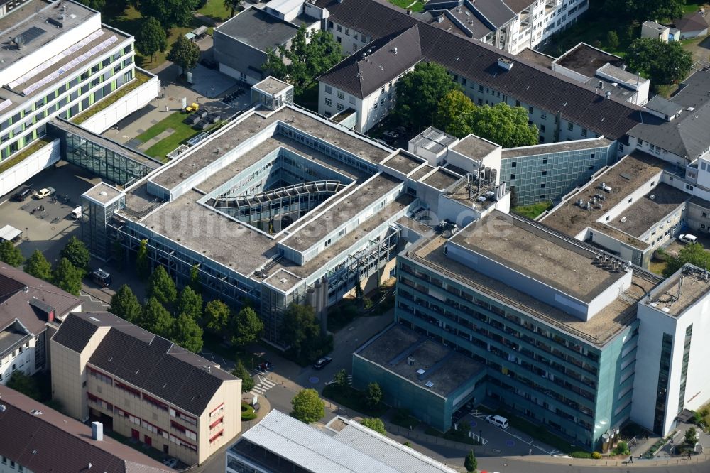 Bonn von oben - Klinikgelände des Krankenhauses Universitätsklinikum - UKB in Bonn im Bundesland Nordrhein-Westfalen, Deutschland