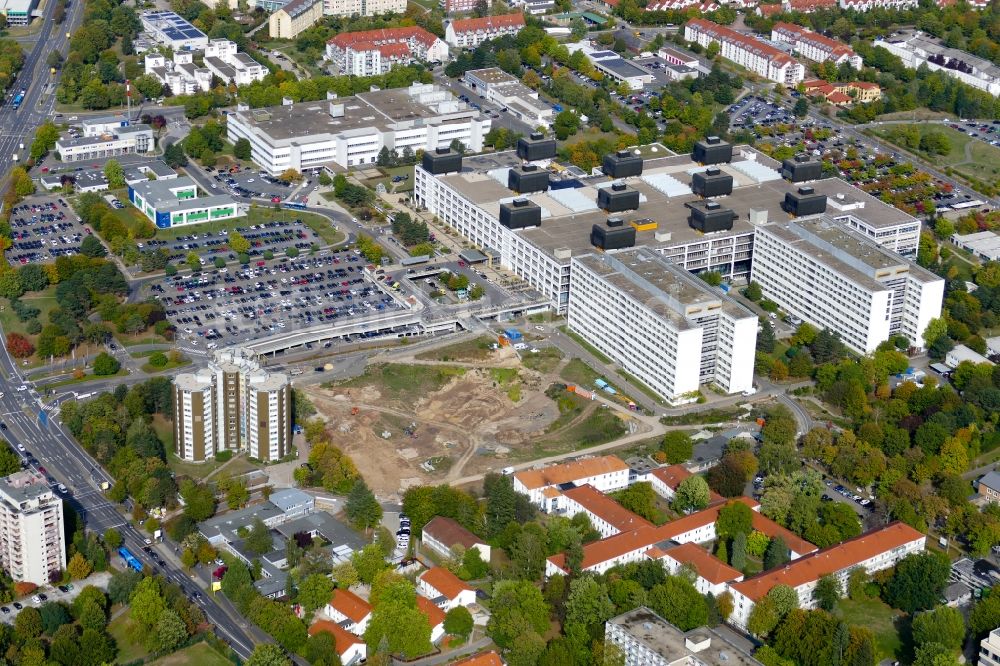 Luftbild Göttingen - Klinikgelände des Krankenhauses Universitätsmedizin Göttingen in Göttingen im Bundesland , Deutschland