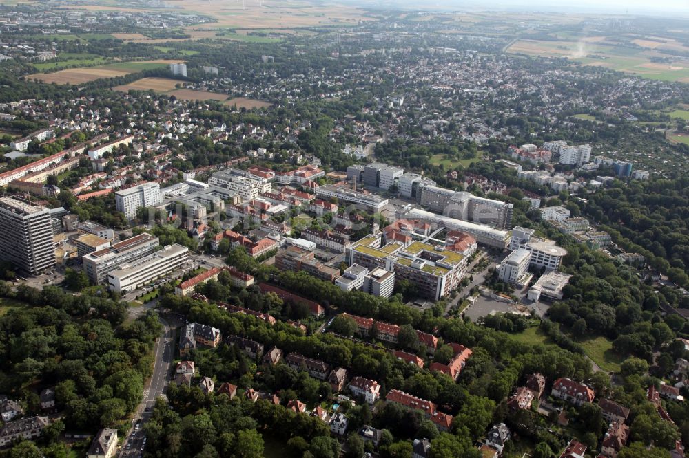 Luftbild Mainz - Klinikgelände des Krankenhauses Universitätsmedizin der Johannes Gutenberg-Universität Mainz in Mainz im Bundesland Rheinland-Pfalz, Deutschland