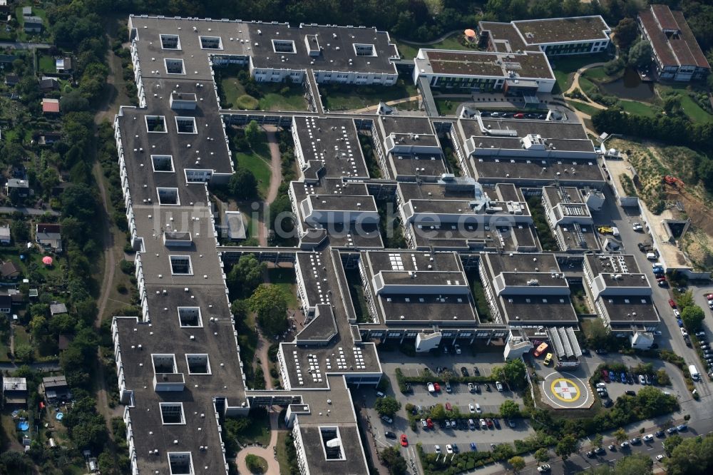 Berlin aus der Vogelperspektive Klinikgelände des Krankenhauses