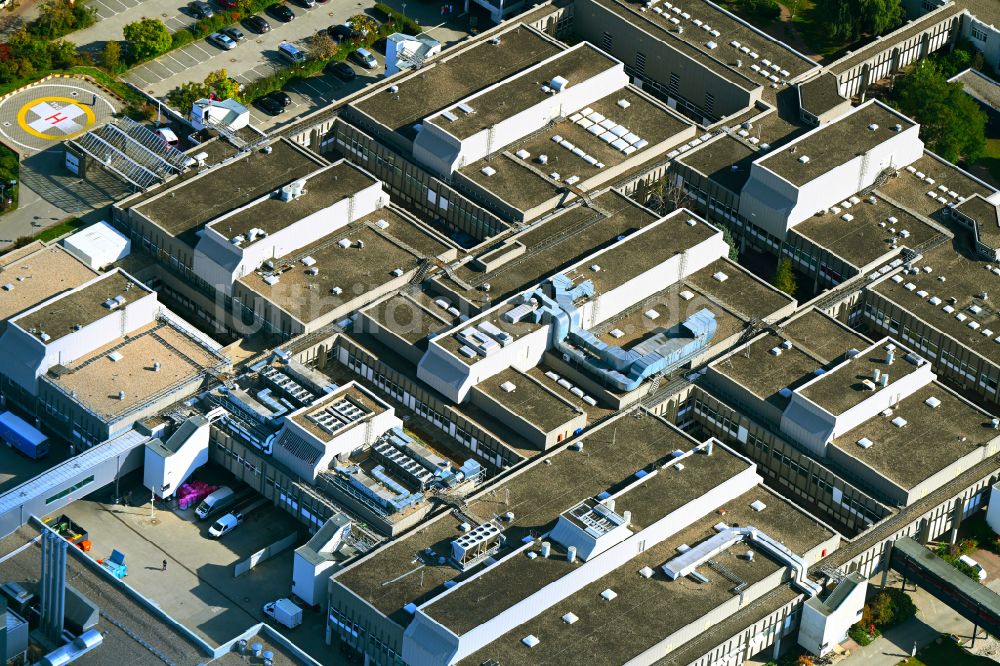 Berlin von oben  Klinikgelände des Krankenhauses Vivantes Humboldt