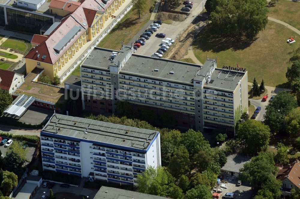 Berlin von oben - Klinikgelände des Krankenhauses Vivantes Klinikum Hellersdorf in Berlin