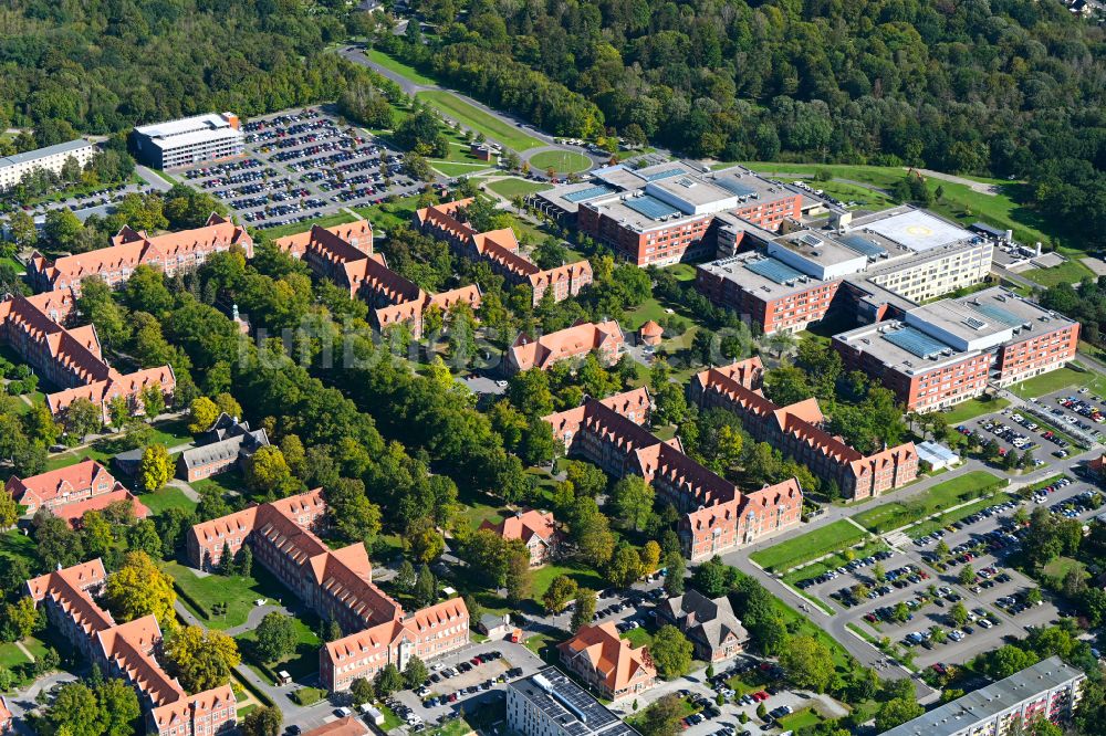 Luftaufnahme Berlin - Klinikgelände des Krankenhauses Wilbergstraße - Pölnitzweg in Berlin Buch im Bundesland Berlin