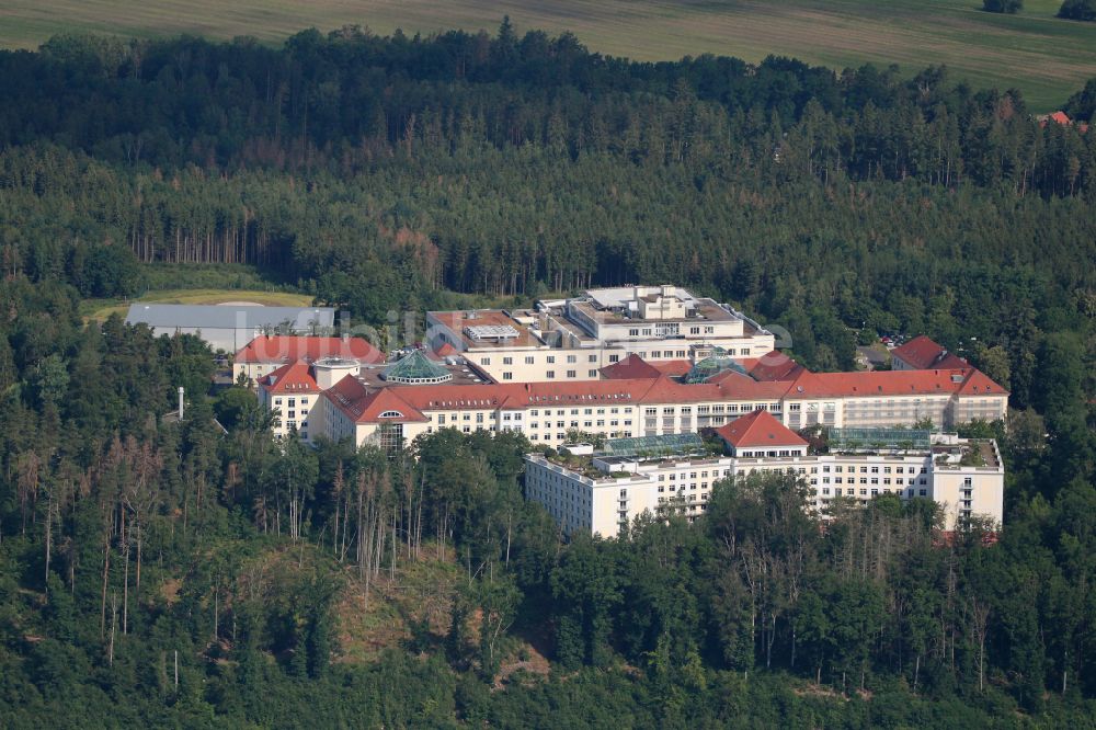 Bad Berka aus der Vogelperspektive: Klinikgelände des Krankenhauses Zentralklinik Bad Berka in Bad Berka im Bundesland Thüringen, Deutschland