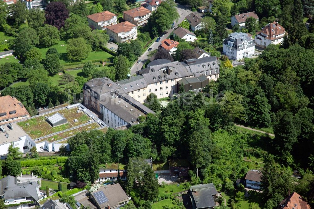 Freiburg im Breisgau von oben - Klinikgelände des Loretto- Krankenhauses in Freiburg im Breisgau im Bundesland Baden-Württemberg