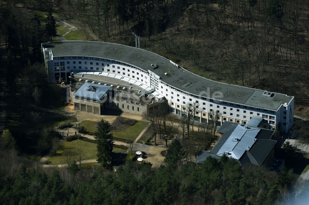 Luftbild Bad Freienwalde (Oder) - Klinikgelände des Rehabilitationszentrums und Rehaklinik in Bad Freienwalde (Oder) im Bundesland Brandenburg