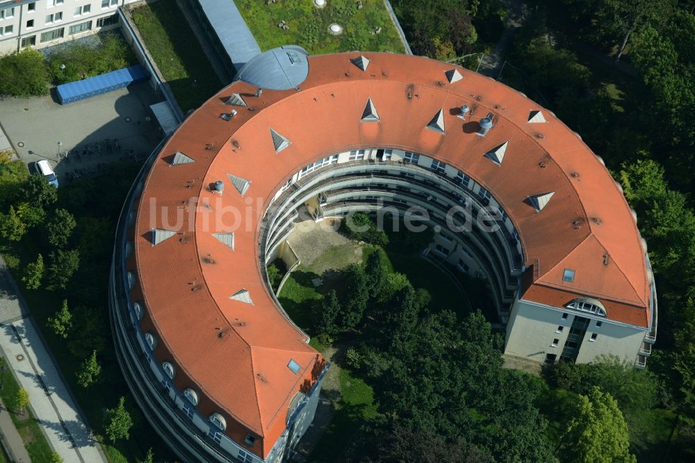 Bad Schmiedeberg aus der Vogelperspektive: Klinikgelände des Rehabilitationszentrums der Rehaklinik in Bad Schmiedeberg im Bundesland Sachsen-Anhalt