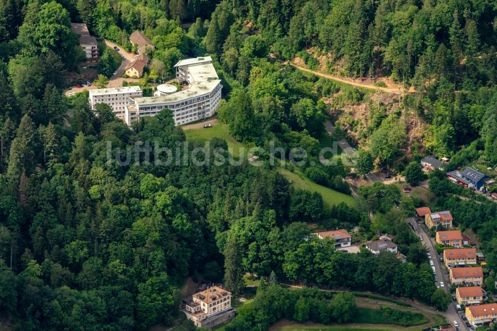 Luftaufnahme Waldkirch - Klinikgelände des Rehabilitationszentrums der Rehaklinik BDH-Klinik Waldkirch gGmbH in Waldkirch im Bundesland Baden-Württemberg, Deutschland