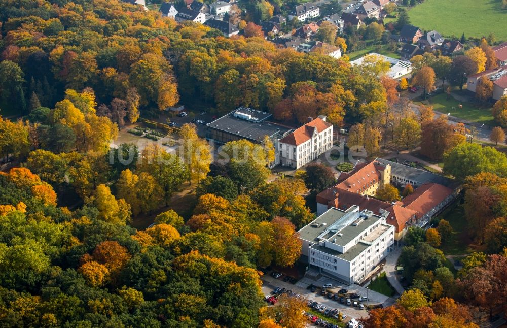 Luftbild Hamm - Klinikgelände des Rehabilitationszentrums der Rehaklinik in Hamm im Bundesland Nordrhein-Westfalen