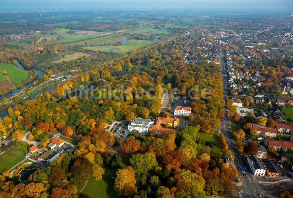 Luftbild Hamm - Klinikgelände des Rehabilitationszentrums der Rehaklinik in Hamm im Bundesland Nordrhein-Westfalen