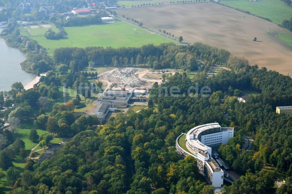 Luftbild Klink - Klinikgelände des Rehabilitationszentrums der Rehaklinik in Klink im Bundesland Mecklenburg-Vorpommern, Deutschland