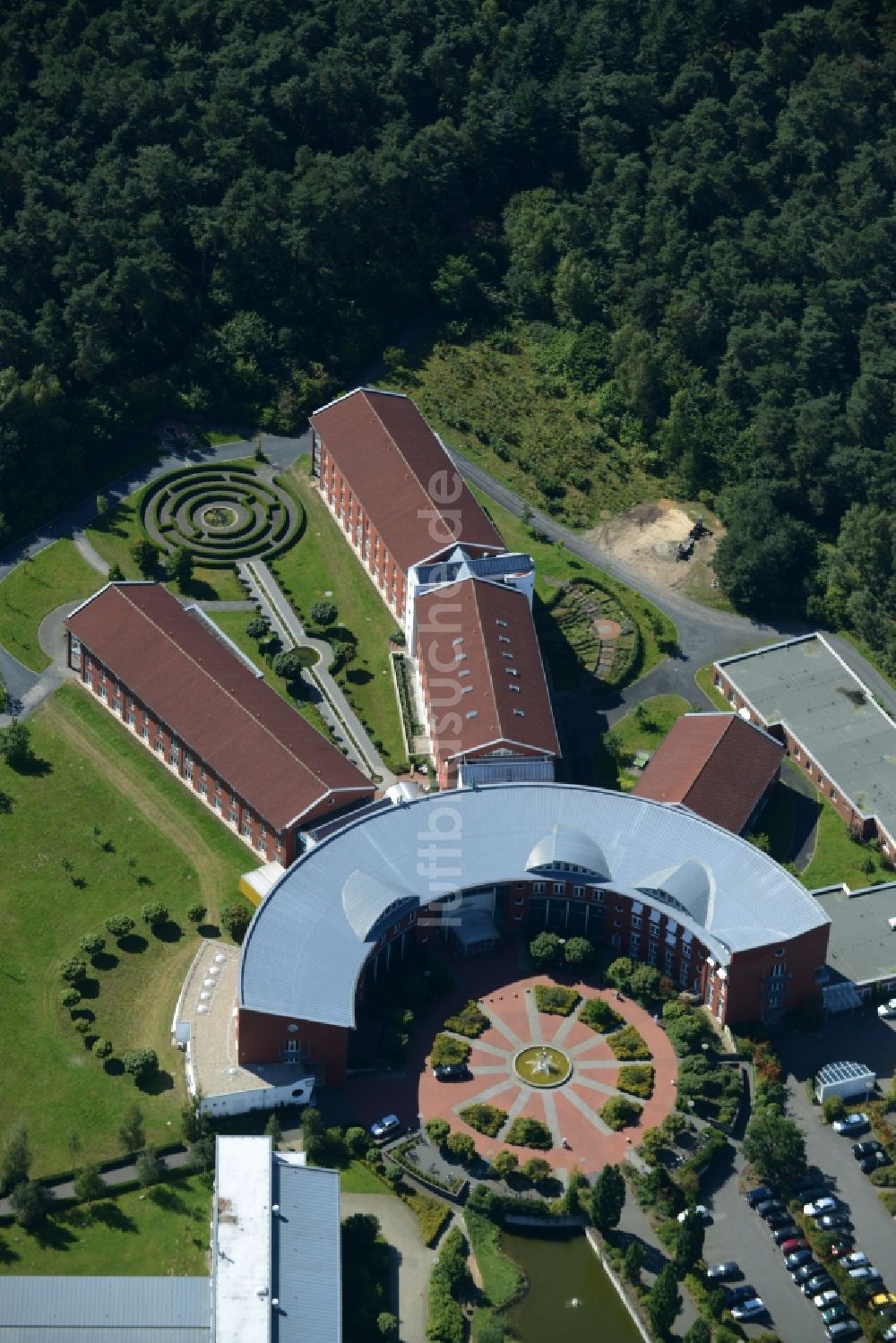 Luftbild Lingen (Ems) - Klinikgelände des Rehabilitationszentrums der Rehaklinik in Lingen (Ems) im Bundesland Niedersachsen