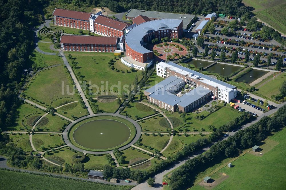 Luftbild Lingen (Ems) - Klinikgelände des Rehabilitationszentrums der Rehaklinik in Lingen (Ems) im Bundesland Niedersachsen