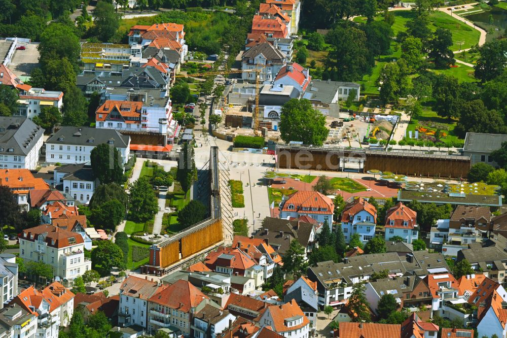 Luftaufnahme Bad Salzuflen - Klinikgelände des Rehabilitationszentrums der Rehaklinik Salinenklinik Bad Salzuflen an der Salinenstraße im Ortsteil Werl in Bad Salzuflen im Bundesland Nordrhein-Westfalen, Deutschland