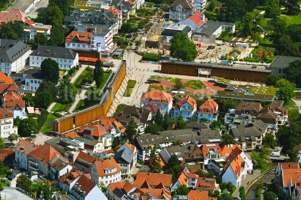 Bad Salzuflen von oben - Klinikgelände des Rehabilitationszentrums der Rehaklinik Salinenklinik Bad Salzuflen an der Salinenstraße im Ortsteil Werl in Bad Salzuflen im Bundesland Nordrhein-Westfalen, Deutschland