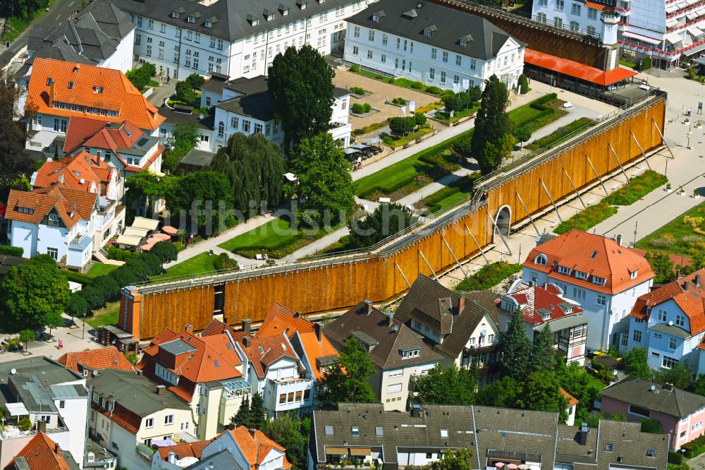 Luftbild Bad Salzuflen - Klinikgelände des Rehabilitationszentrums der Rehaklinik Salinenklinik Bad Salzuflen an der Salinenstraße im Ortsteil Werl in Bad Salzuflen im Bundesland Nordrhein-Westfalen, Deutschland