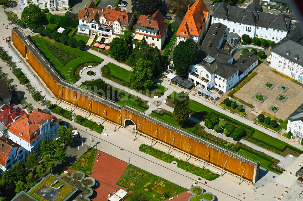 Luftbild Bad Salzuflen - Klinikgelände des Rehabilitationszentrums der Rehaklinik Salinenklinik Bad Salzuflen an der Salinenstraße im Ortsteil Werl in Bad Salzuflen im Bundesland Nordrhein-Westfalen, Deutschland