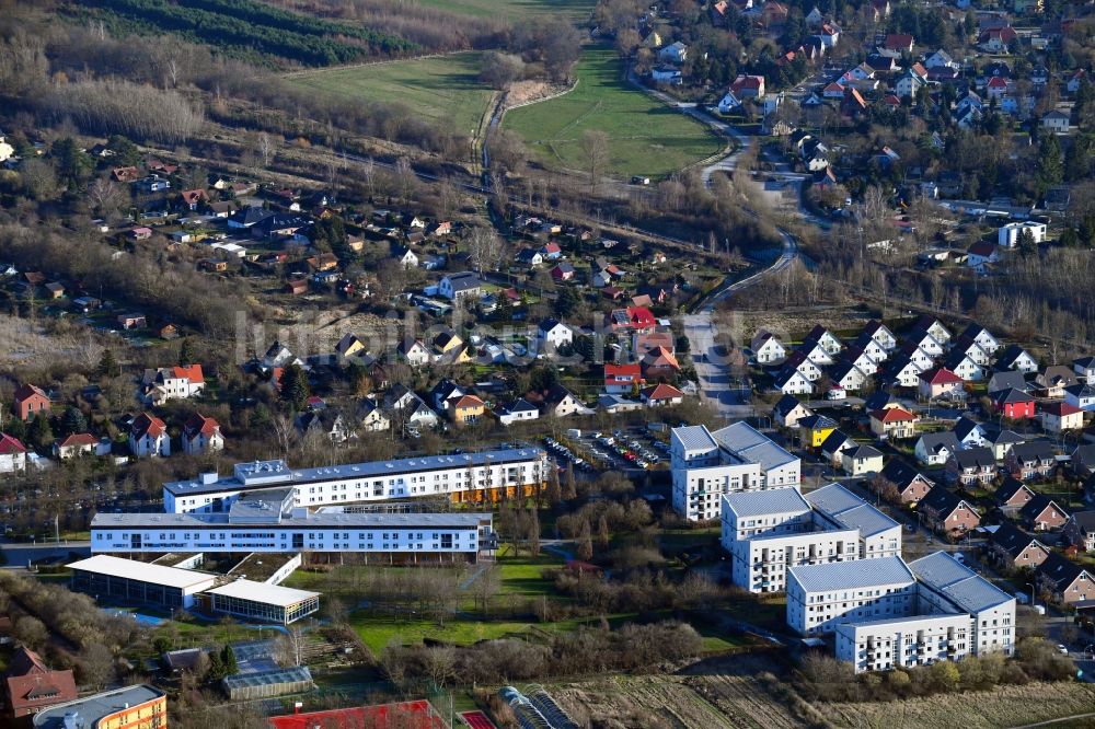 Luftbild Teltow - Klinikgelände des Rehabilitationszentrums der Rehaklinik in Teltow im Bundesland Brandenburg, Deutschland