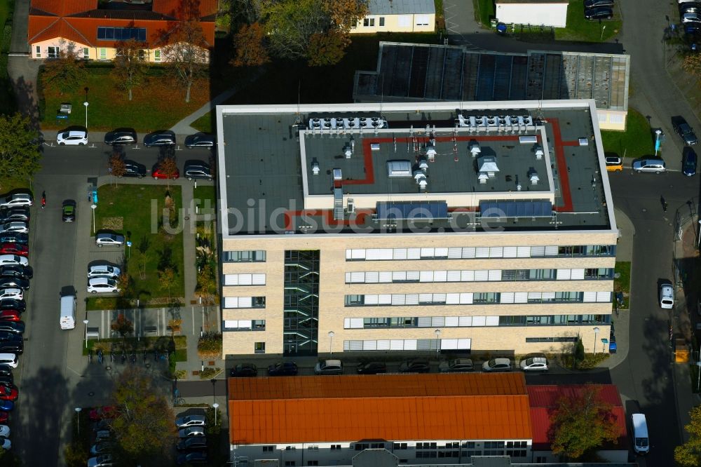 Magdeburg von oben - Klinikgelände des Universitätsklinikum in Magdeburg im Bundesland Sachsen-Anhalt, Deutschland