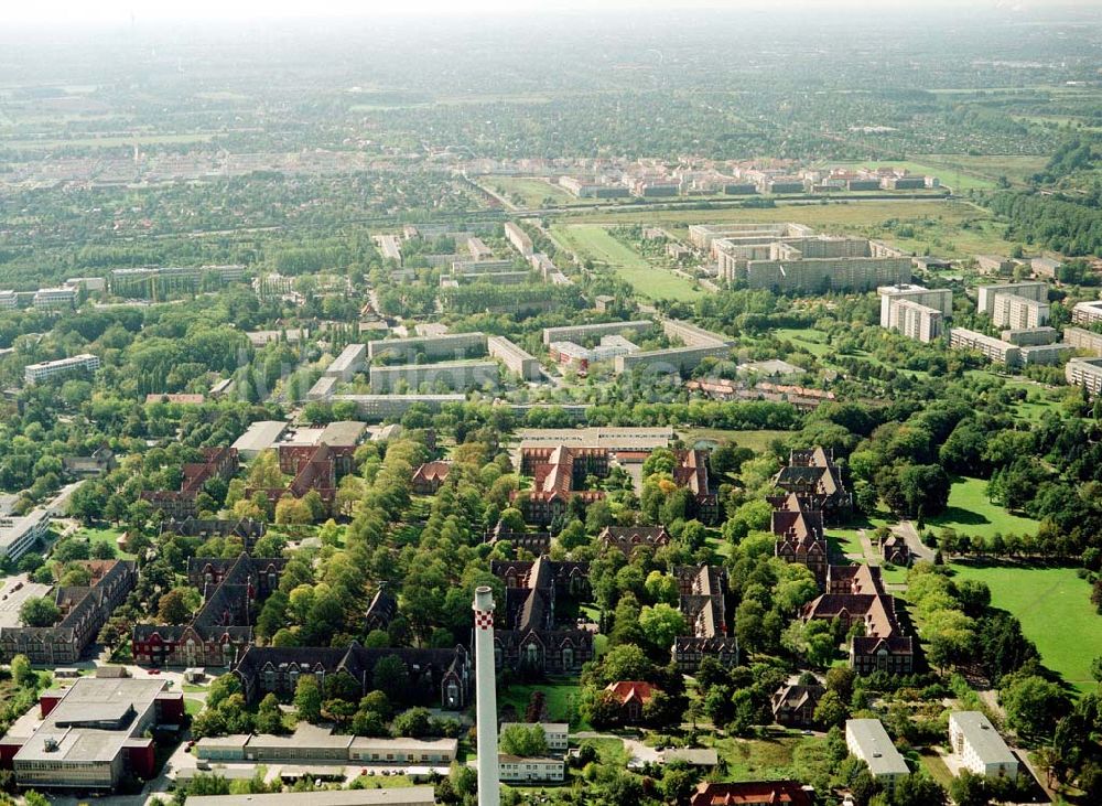 Berlin-Buch von oben - Klinikum Berlin-Buch.