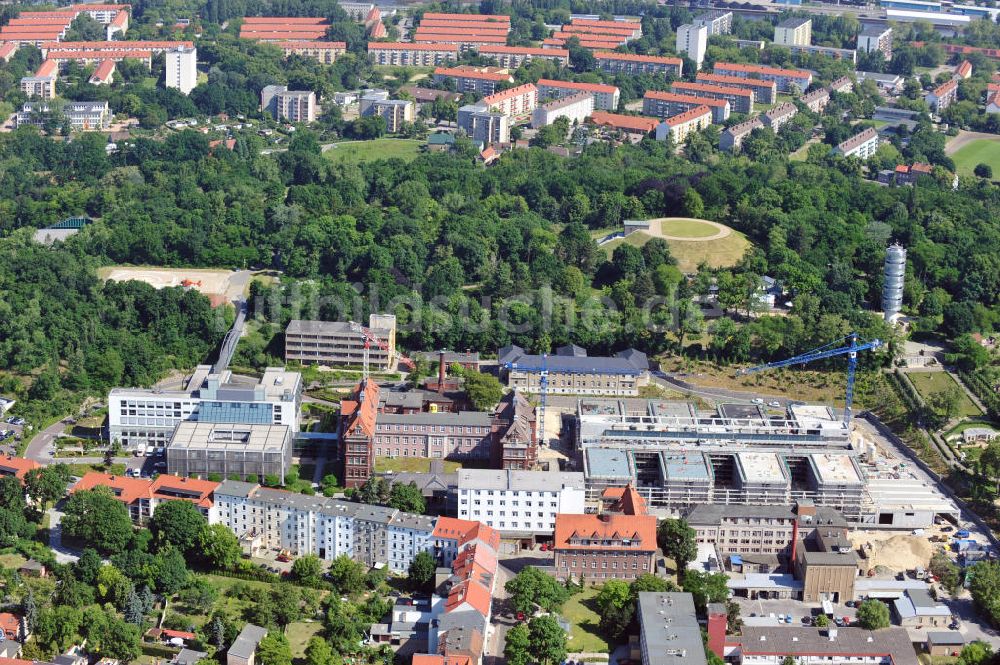 Brandenburg von oben - Klinikum Brandenburg