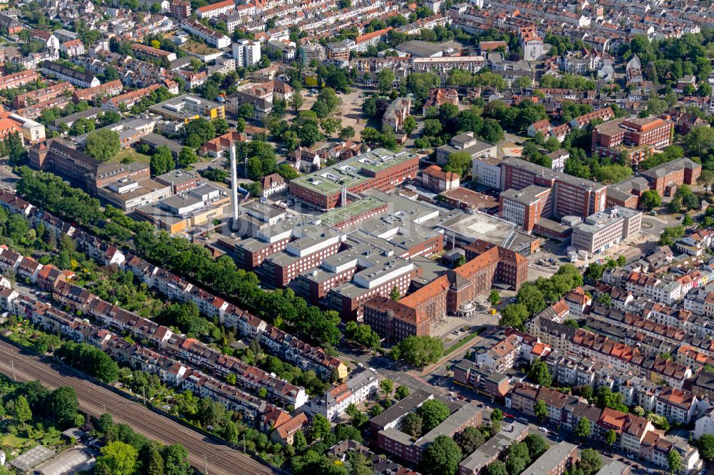 Luftbild Bremen - Klinikum Bremen-Mitte an der Sankt-Jürgen-Straße in Bremen