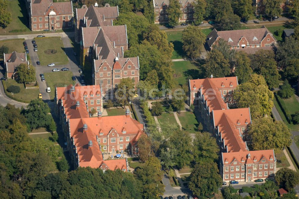 Berlin aus der Vogelperspektive: Klinikum Buch in Berlin