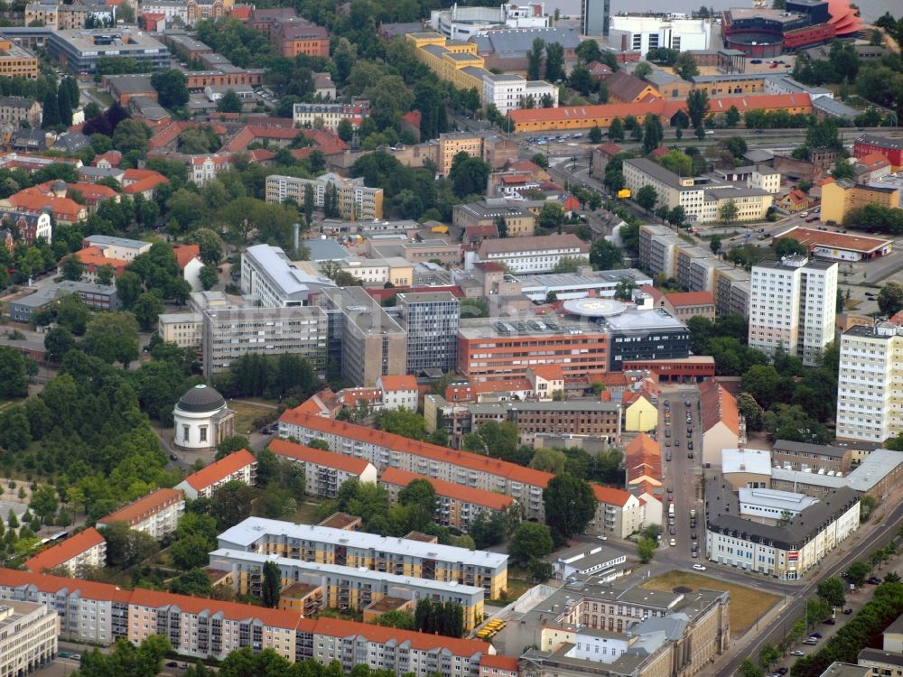 Luftaufnahme Potsdam - Klinikum Ernst von Bergmann in Potsdam im Bundesland Brandenburg