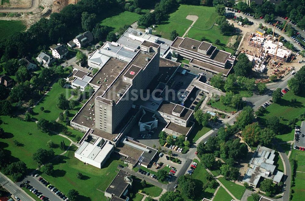 Luftbild Herford (NRW) - Klinikum Herford und Erweiterungsbaustelle einer Aufnahmestation - Herford (NRW)