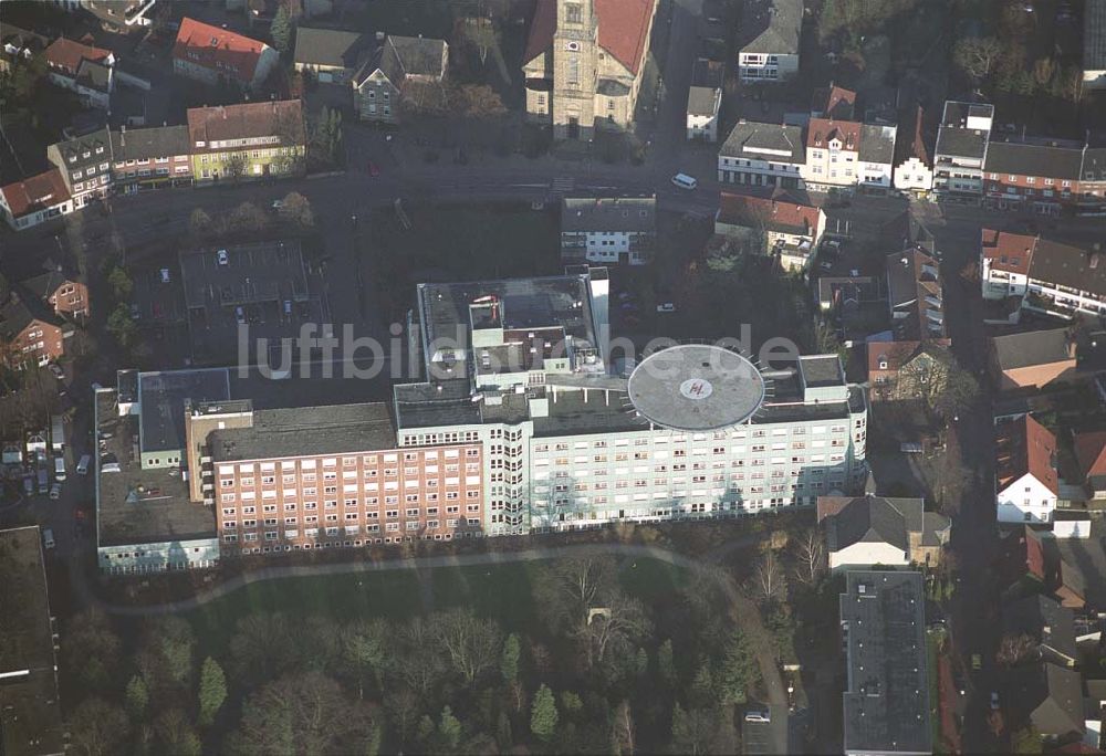 Ibbenbüren aus der Vogelperspektive: Klinikum Ibbenbüren