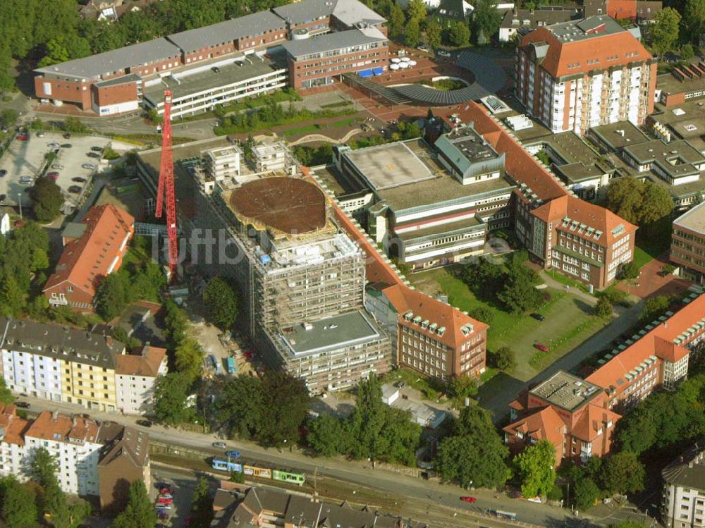 Bochum von oben - Klinikum der Ruhr-Universität