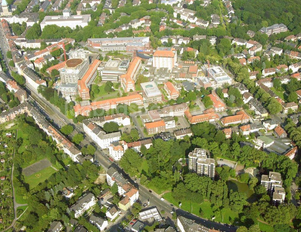 Bochum aus der Vogelperspektive: Klinikum der Ruhr-Universität