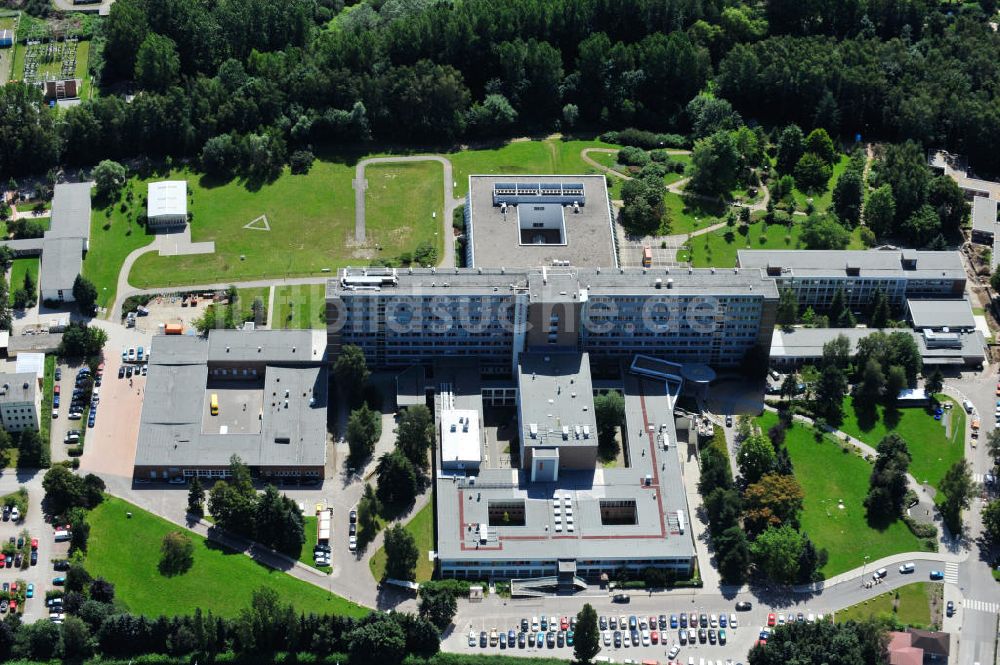 Rostock OT Biestow aus der Vogelperspektive: Klinikum Südstadt Rostock im Bundesland Mecklenburg-Vorpommern