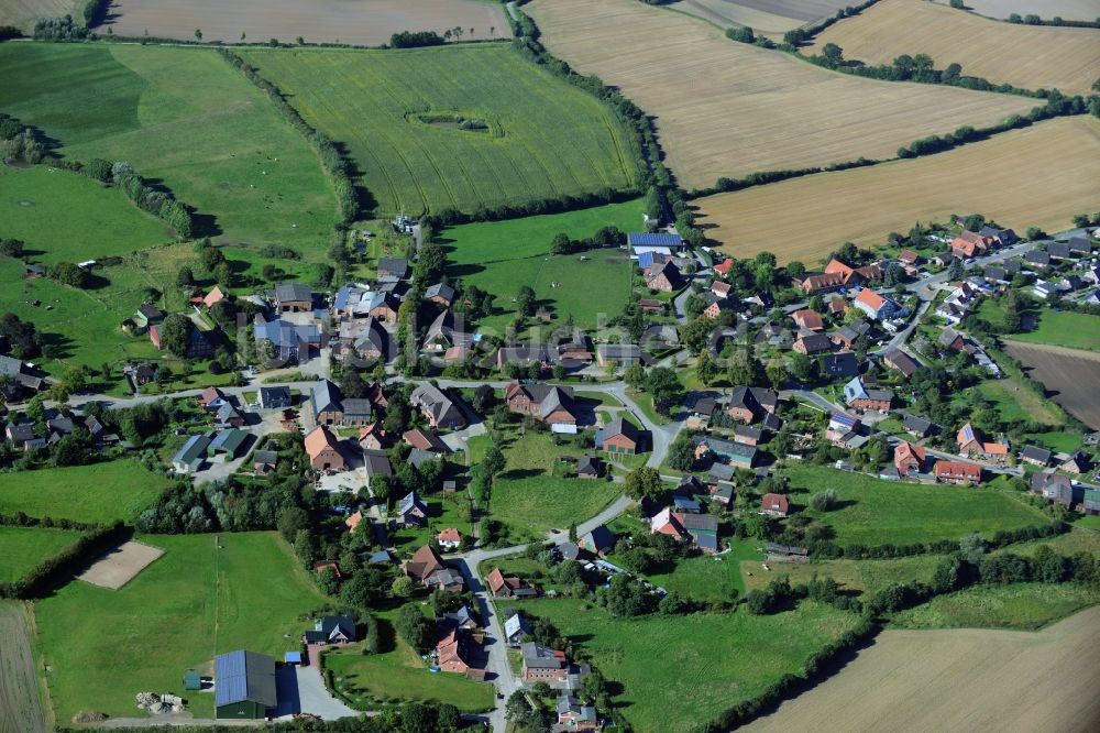 Klinkrade von oben - Klinkrade im Bundesland Schleswig-Holstein